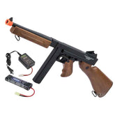 Cybergun Auto Ordnance Licensed Thompson M1A1 Airsoft AEG Rifle w/ Metal Receiver